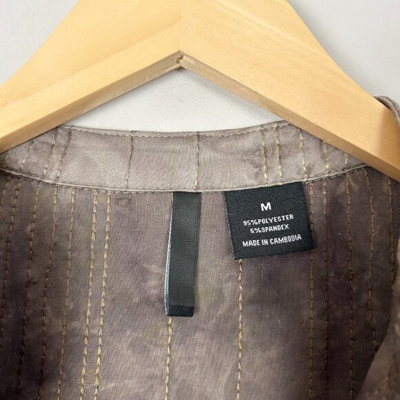 Y2K Women's Dark Fairy Grunge Sequin & Embroidered Knit Top Size Medium - Picture 4 of 5